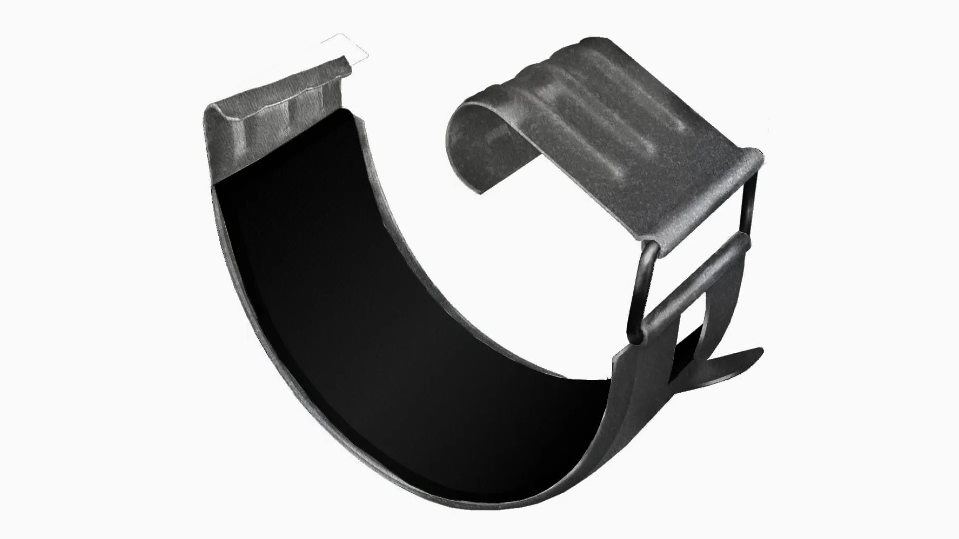 Соединитель желоба цинк-титан Aquasystem 90 мм